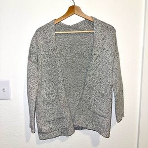 Thick Gray, Knit Cardigan Size SMALL